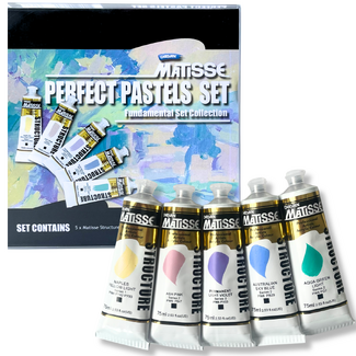Matisse Structure Perfect Pastels Fundamental Set 5 x 75ml
