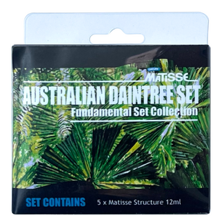 Matisse Structure Australian Daintree Fundamental Mini Set 5 x 12ml