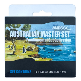 Matisse Structure Australian Masters Fundamental Mini Set 5 x 12ml