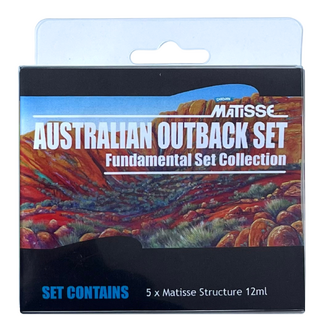 Matisse Structure Australian Outback Fundamental Mini Set 5 x 12ml