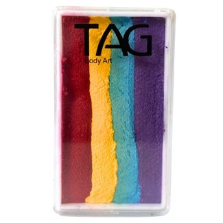 TAG Body Art & Face Paint 1 Stroke Split Cake 30g - Rainbow Four