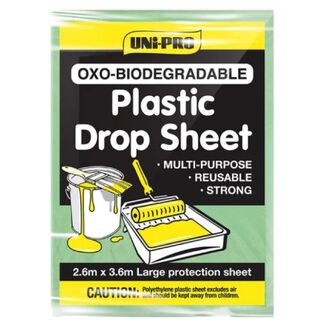 UNi-PRO Oxo-Biodegradable Light Duty Drop Sheet