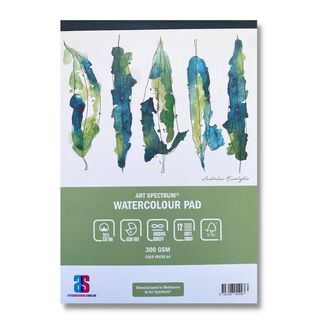 Art Spectrum 25% Cotton Watercolour Pad A4 300gsm - 12 Sheets