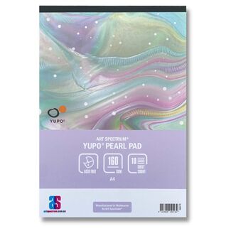 Art Spectrum Yupo Pearl Pad A4 160gsm 10 Sheets