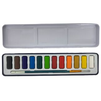 *Art Spectrum Watercolour 12 Pan Set + Brush