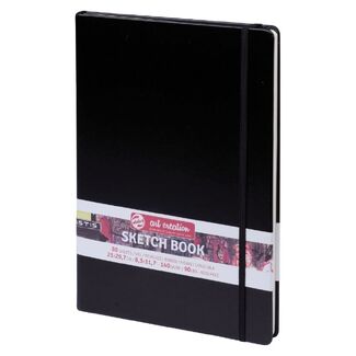 Talens Art Creation Black Sketchbook 21 x 30 cm 140gsm 80 Sheets