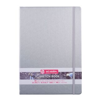 *Talens Art Creation Shiny Silver Sketchbook 21 x 30 cm 140gsm 80 Sheets