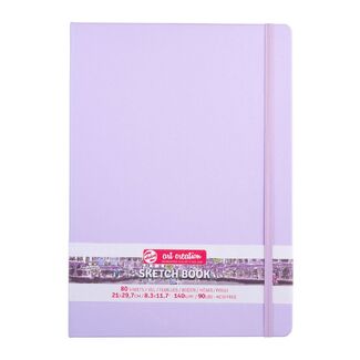 Talens Art Creation Pastel Violet Sketchbook 21 x 30 cm 140gsm 80 Sheets