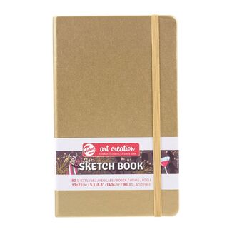 *Talens Art Creation White Gold Sketchbook 13 x 21 cm 140gsm 80 Sheets