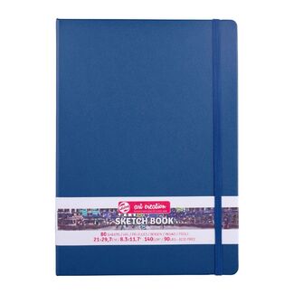 *Talens Art Creation Navy Blue Sketchbook 21 x 30 cm 140gsm 80 Sheets
