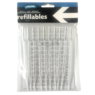 Derivan Refillables Pipettes 3ml 10pc