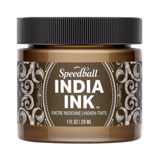 Speedball India Ink 29ml - Brown Quartz