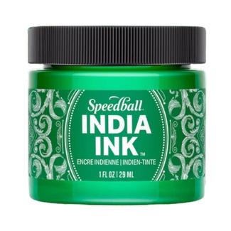 Speedball India Ink 29ml - Bright Emerald