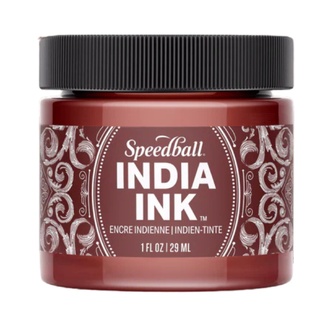Speedball India Ink 29ml - Brown Quartz