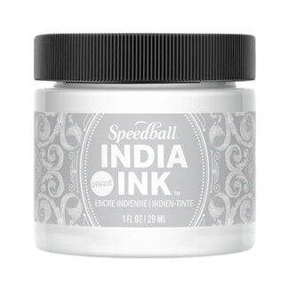 Speedball India Ink 29ml - Satin White (Opaque White)