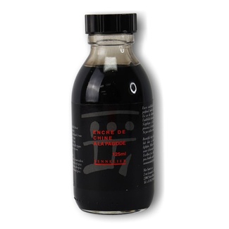 Sennelier Pagode Waterproof Black Ink 125ml