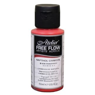 Atelier Free Flow 60ml S3 - Napthol Crimson
