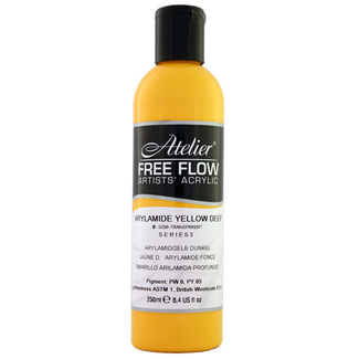 Atelier Free Flow 250ml S3 - Arylamide Yellow Deep