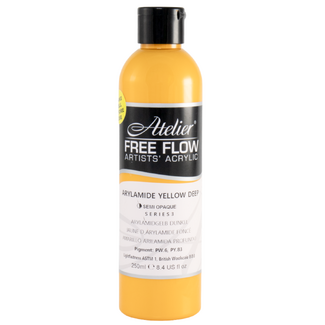 Atelier Free Flow 250ml S3 - Arylamide Yellow Deep