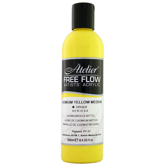 Atelier Free Flow 250ml S4 - Cadmium Yellow Medium