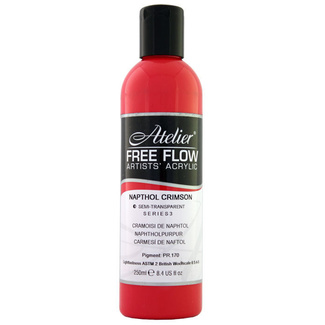 Atelier Free Flow 250ml S3 - Napthol Crimson
