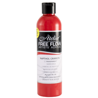 Atelier Free Flow 250ml S3 - Napthol Crimson