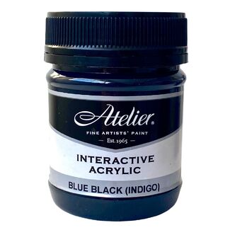 Atelier Interactive Acrylic Paint 250ml S1 - Blue Black (Indigo)