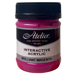 Atelier Interactive Acrylic Paint 250ml S3 - Brilliant Magenta