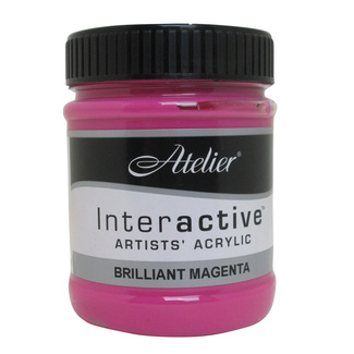 Atelier Interactive Acrylic Paint 250ml S3 - Brilliant Magenta