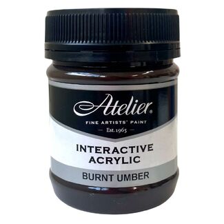 Atelier Interactive Acrylic Paint 250ml S1 - Burnt Umber