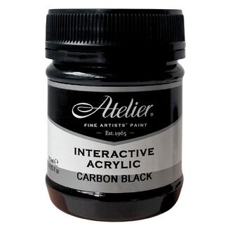 Atelier Interactive Acrylic Paint 250ml S1 - Carbon Black