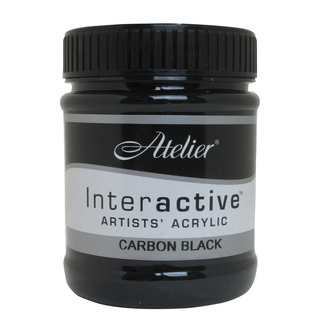 Atelier Interactive Acrylic Paint 250ml S1 - Carbon Black