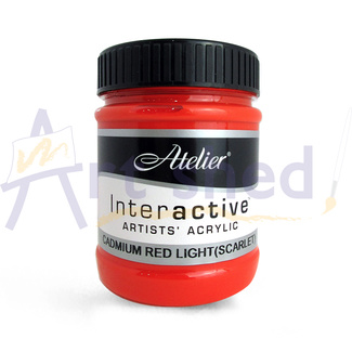 Atelier Interactive Acrylic Paint 250ml S4 - Cadmium Red Light