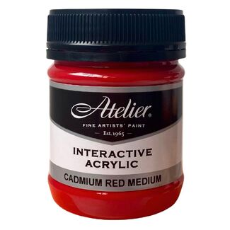 Atelier Interactive Acrylic Paint 250ml S4 - Cadmium Red Medium