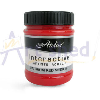 Atelier Interactive Acrylic Paint 250ml S4 - Cadmium Red Medium