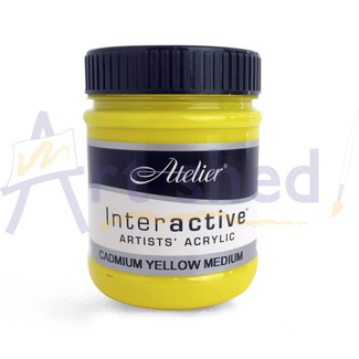 Atelier Interactive Acrylic Paint 250ml S4 - Cadmium Yellow Mid