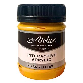 Atelier Interactive Acrylic Paint 250ml S2 - Indian Yellow