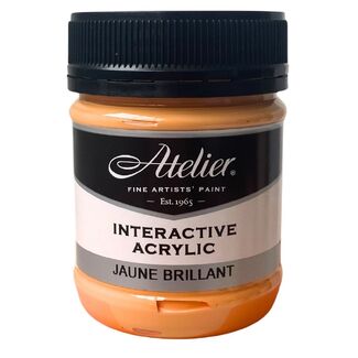 Atelier Interactive Acrylic Paint 250ml S2 - Jaune Brilliant