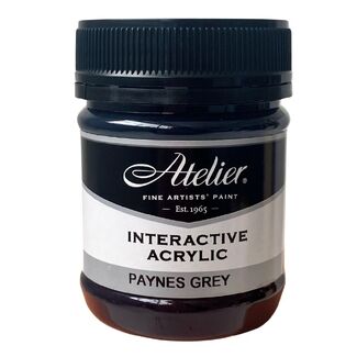 Atelier Interactive Acrylic Paint 250ml S2 - Paynes Grey