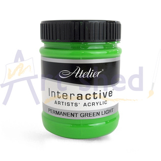 Atelier Interactive Acrylic Paint 250ml S2 - Permanent Green Light