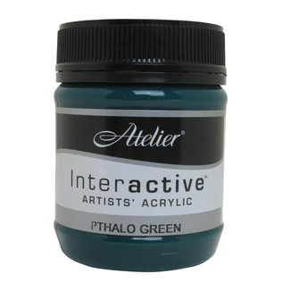 Atelier Interactive Acrylic Paint 250ml S1 - Phthalo Green