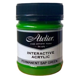 Atelier Interactive Acrylic Paint 250ml S2 - Permanent Sap Green