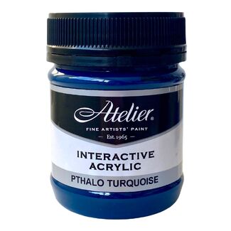 Atelier Interactive Acrylic Paint 250ml S2 - Phthalo Turquoise