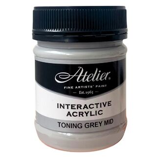 Atelier Interactive Acrylic Paint 250ml S1 - Toning Grey Mid