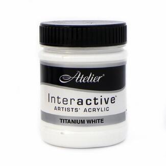 Atelier Interactive Acrylic Paint 250ml S1 - Titanium White