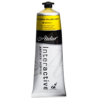 Atelier Interactive Acrylic Paint 80ml S3 - Arylamide Yellow Light