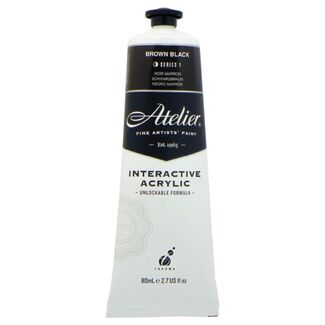 Atelier Interactive Acrylic Paint 80ml S1 - Brown Black