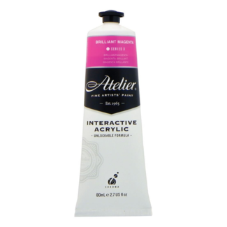 Atelier Interactive Acrylic Paint 80ml S3 - Brilliant Magenta