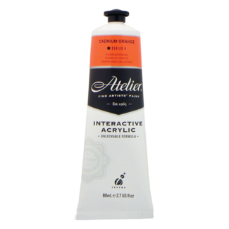 Atelier Interactive Acrylic Paint 80ml S4 - Cadmium Orange