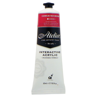 Atelier Interactive Acrylic Paint 80ml S4 - Cadmium Red Medium